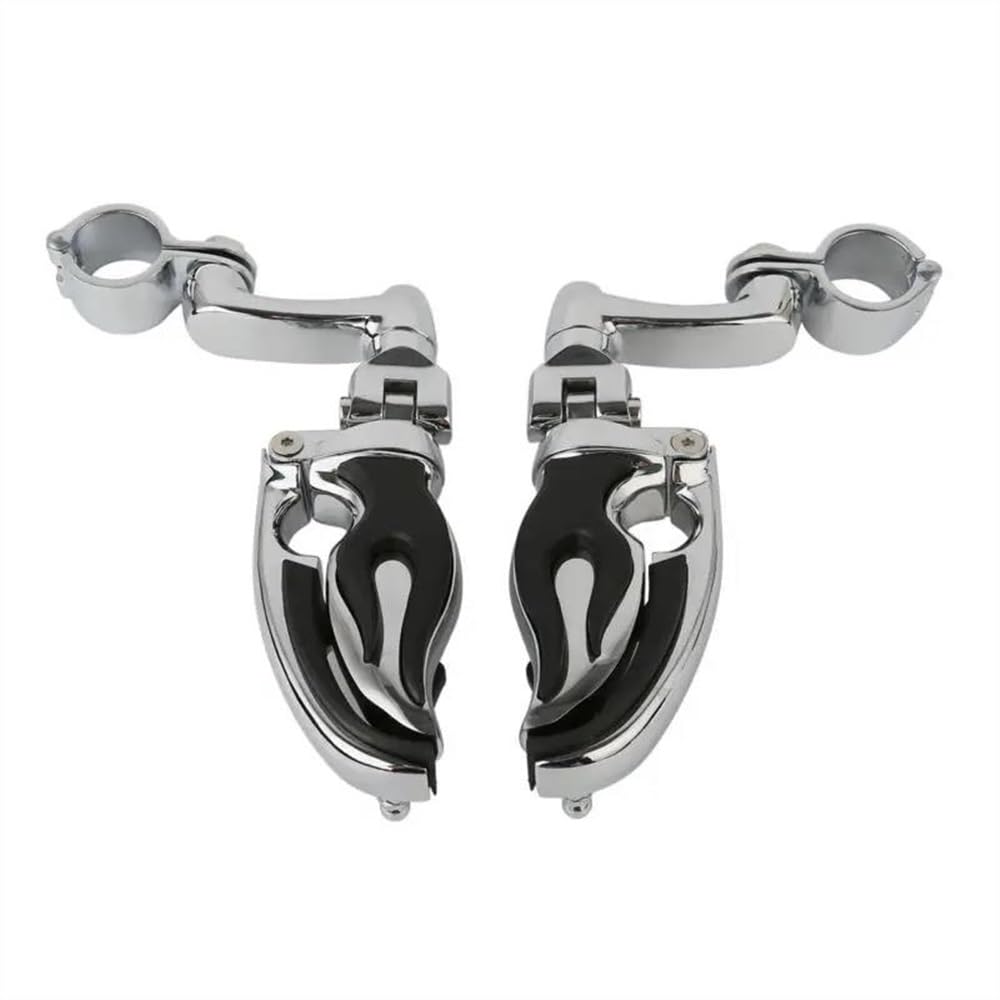 Repose-pieds moto 32mm pour Iron 883 et Road King avec pinces de protection moteur d'autoroute