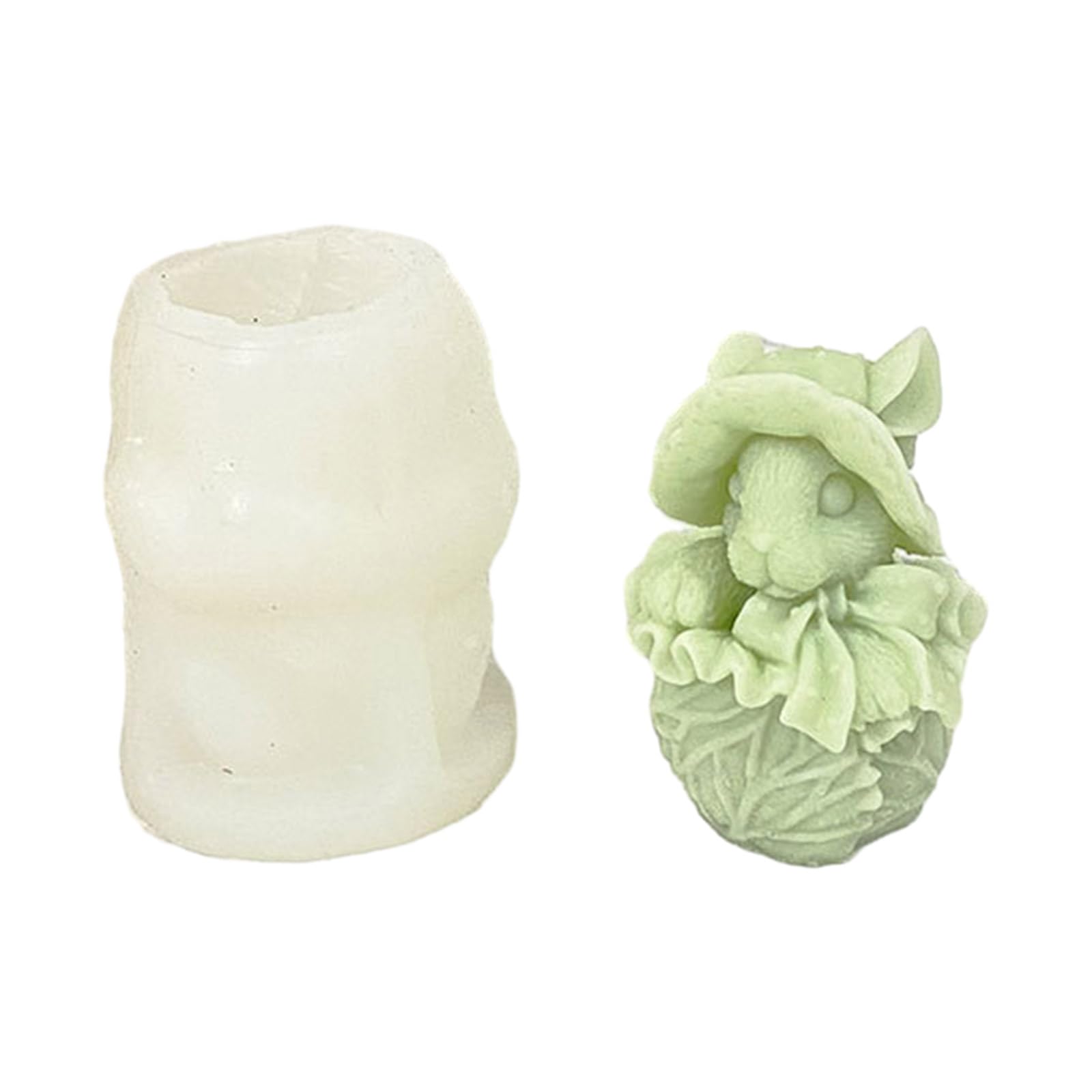 NEWFT Cauliflower Decor Candle Silicone Mold Epoxy Resin Ornaments Making Soap Melt Resin Crafts Home Decorations