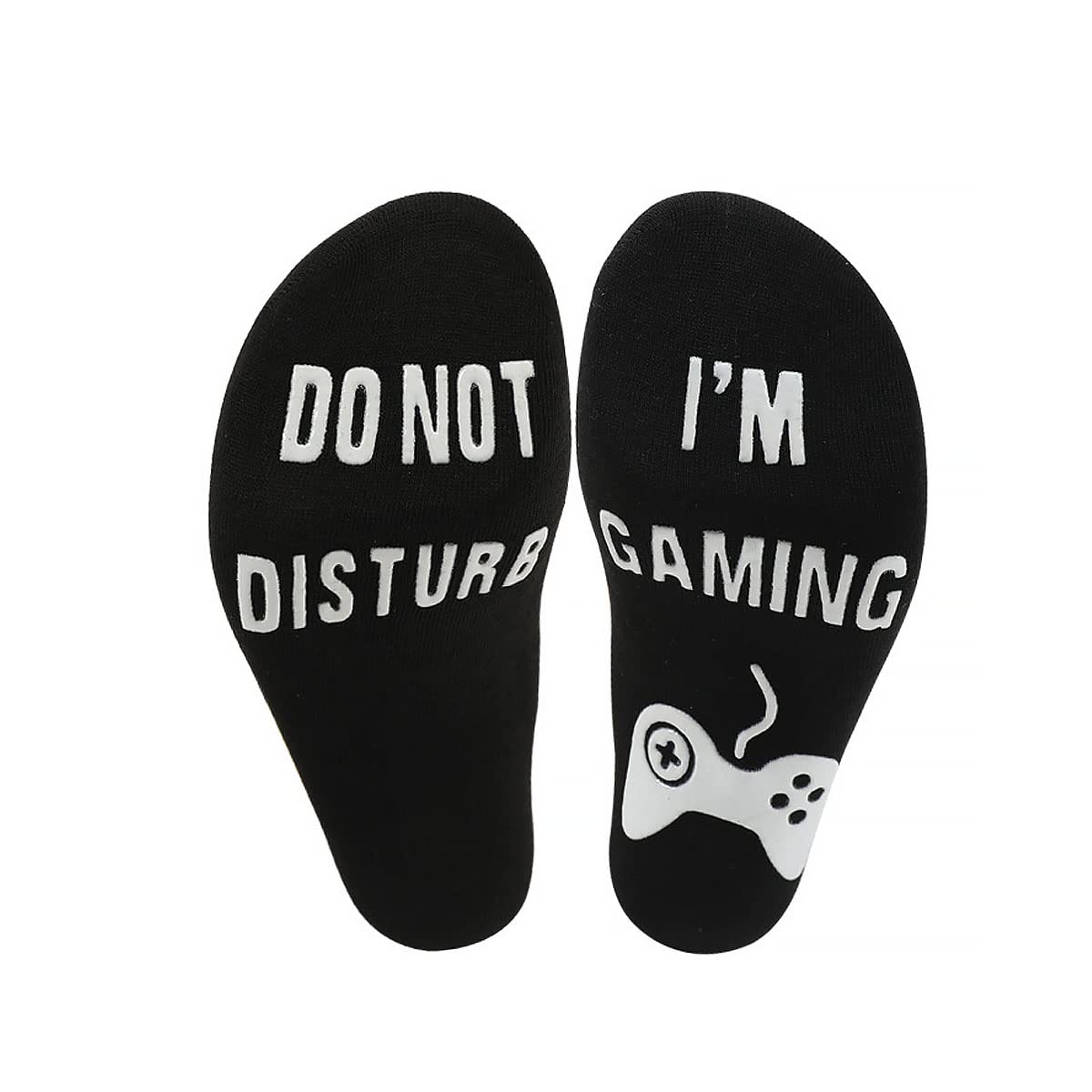 Do Not Disturb I'm Gaming Playing Funny Cotton Socks Gamer Socks Funny Ankle Socks Great Gift For Gamer Lover (Gaming Black)