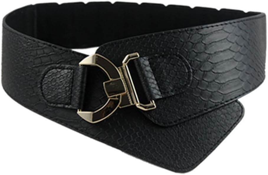 JSEIAJB Wide Belt Stretchy Waistband With Dress Tunic