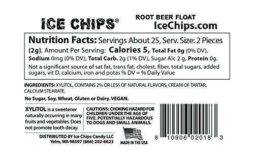 Ice Chips Xylitol Candy Tins (Root Beer Float, 3 Pack) - Includes Band As Shown #TOP1
