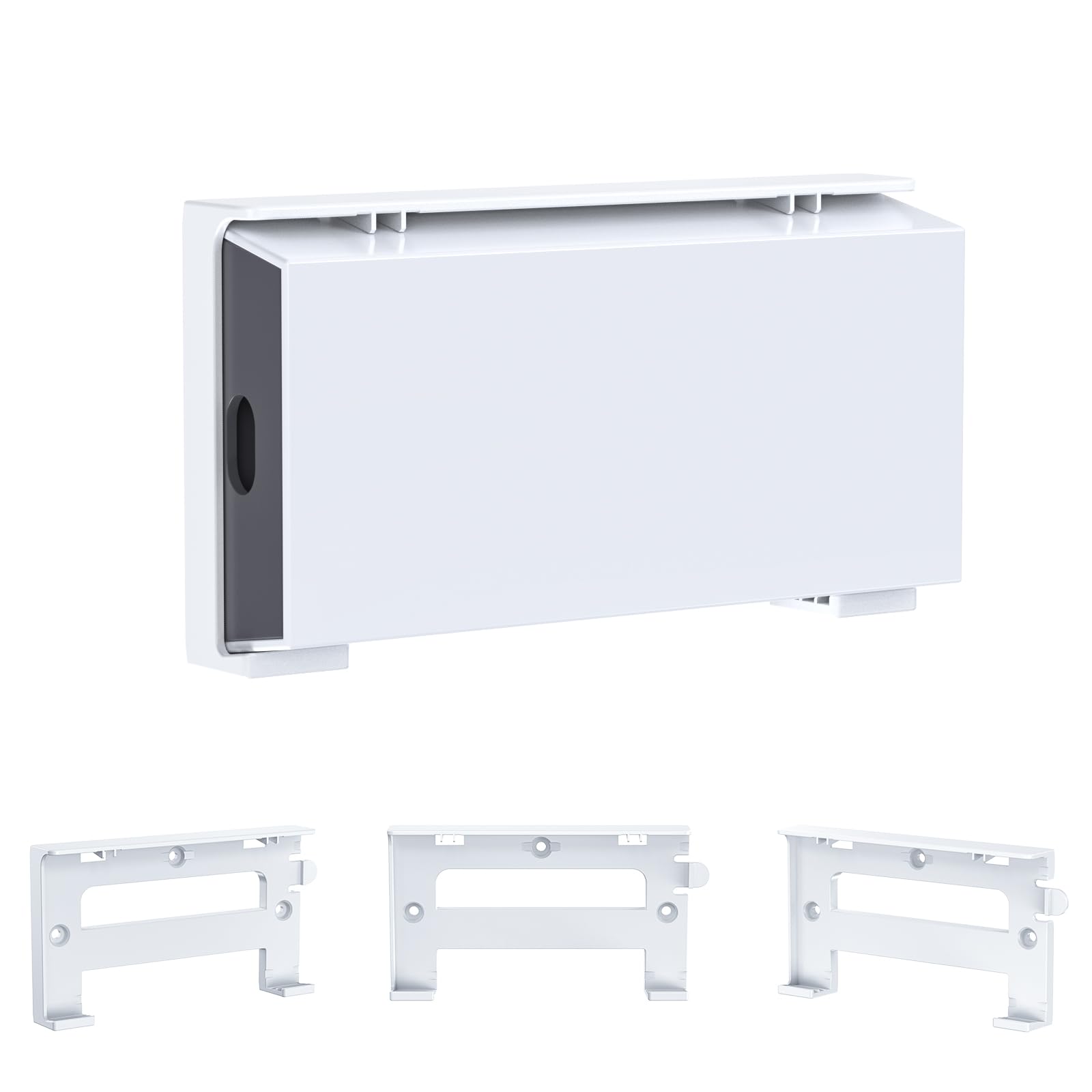 MSAFF Starlink Gen 3 Wall Mount for Power Supply, Secure Mounting Kit for Starlink Standard V3 Power Supply Ethernet Adapter, Satellite Internet Kit Holder