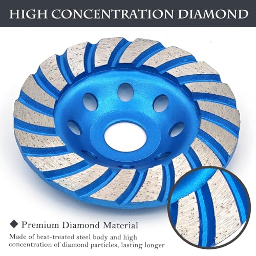 SWIGRANCE Diamond Grinding Cup Wheels Set