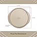 Glad Nonstick Large Pizza Pan for Oven | Round Baking Tray | Textured Cooking Sheet Crisper | Premium Bakeware Series for Home Kitchen