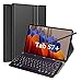 Produktbild Zanfee Tastaturhülle für Samsung Tab S7+/Tab S7 Plus 12,5 Zoll, magnetisch abnehmbare Bluetooth-Tastatur mit Schutzhülle für Samsung Galaxy Tab S7 Plus 2020 (SM-T970/T975/T976), Schwarz