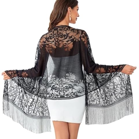 Écharpe Femme KSJEHW en Dentelle Cover