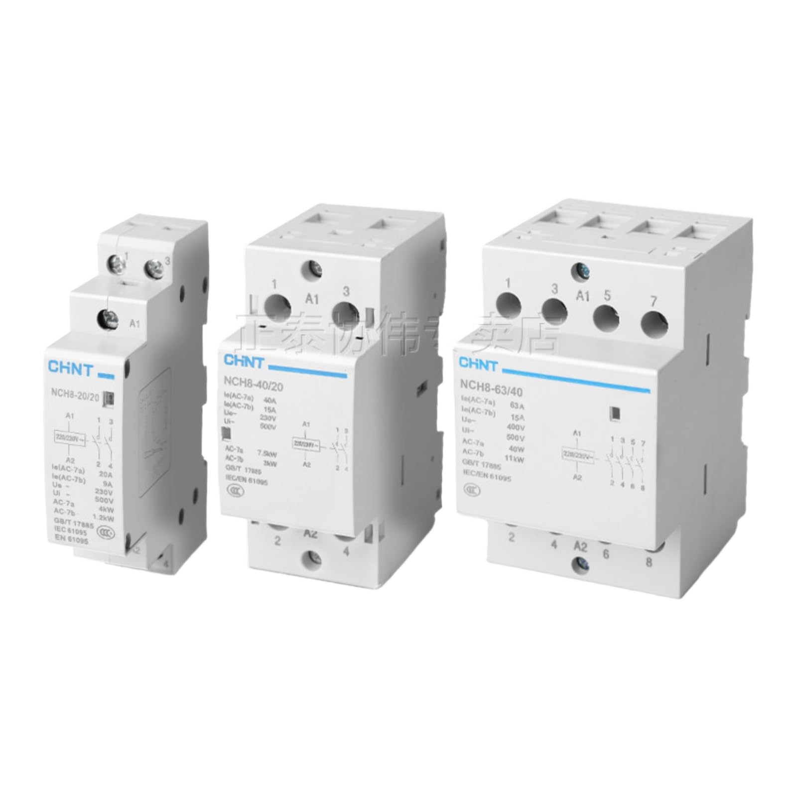 NCH8-40/11 40A Contactor normalmente abierto y cerrado 220V