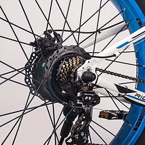 cysum TOP-012 Fat Tire Electric Bike for Adult, 26" Mountain E-bike, Electric Bicycles All Terrain for Men/women, Off-road Electric Bikes with 48v 17Ah Removable Li-Battery, Maximum Range 80km - Image 6