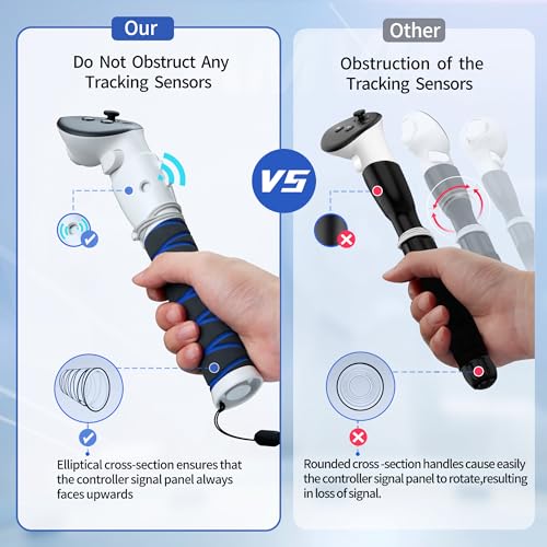 AMVR-Handle-Attachments-and-Upgraded-Controller-Grips-Cover-Compatible-with-MetaOculus-Quest-3-Controller-AccessoriesNot-for-Charging-Dock