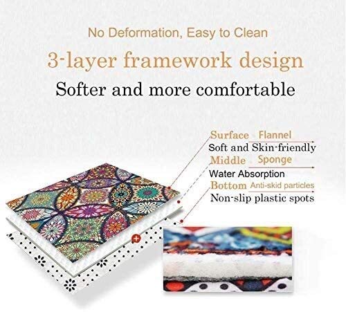 Super zacht rechthoekig tapijt baby kruipende verdikking antislip wasbaar voor slaapkamers woonkamer kinderkamers decor mat (kleur: A, maat: 160 x 200 cm) - Afbeelding 4