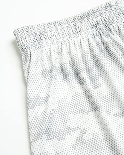 Reebok Boys’ Active Shorts – 2 Pack Athletic Performance Dry Fit Gym Basketball Shorts (S-XL), Size Small, White Camo/Black3