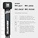 SickMitts Mastodon Goalie Hockey Stick Replacement Grip-Rubber Hockey Grip, Large Oversized Goalie Player knob, and Enhanced Premium Hockey Grip (Black)
