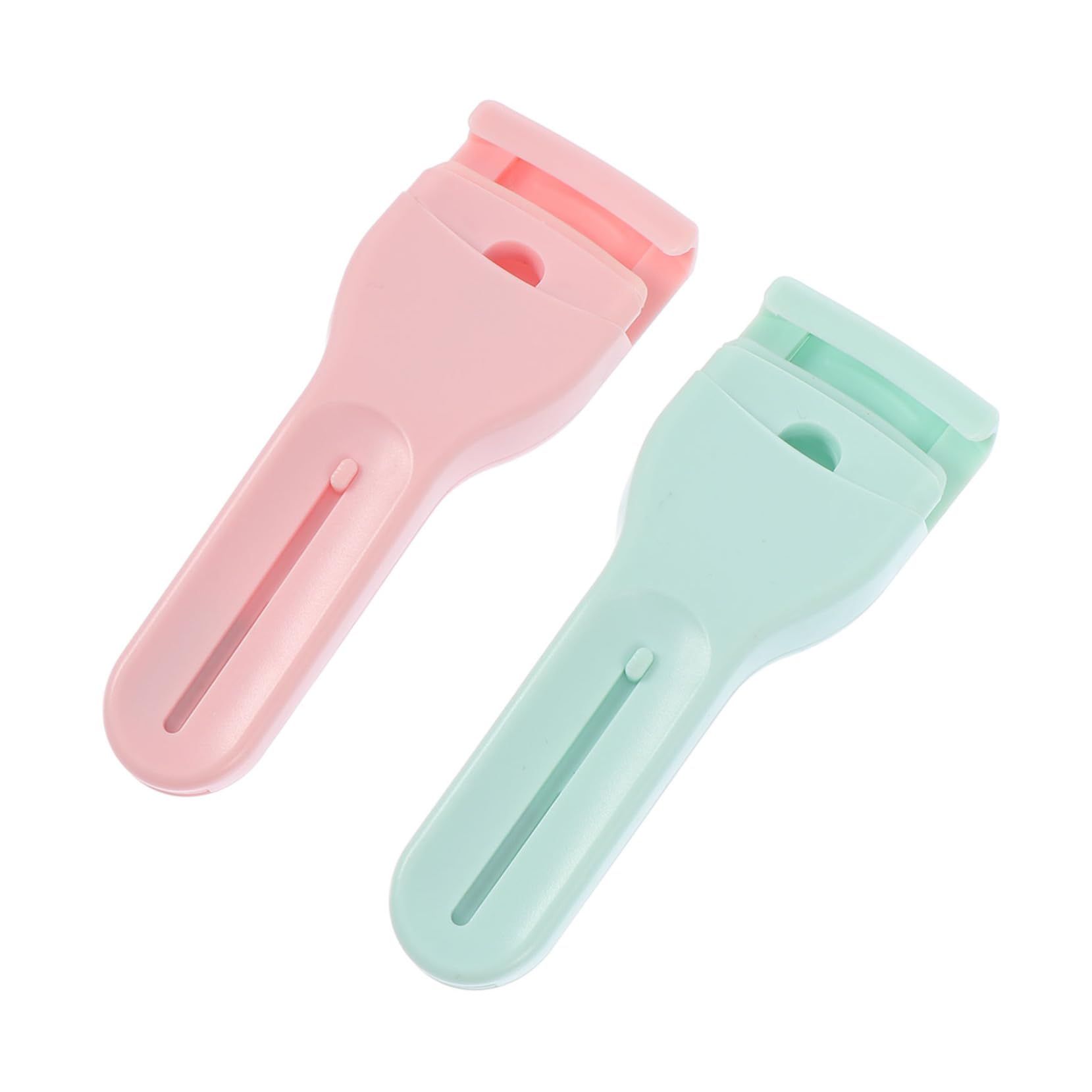 PartyKindom 2pcs Eyelash Curler Curlers Eyelashes Eye Lash Curler Lash Tools for Women Lift Portable Beginners Facial Eyelash Makeup Tools Cosmetic Tools Eyelash Clips Eyelash Clamps Plastic