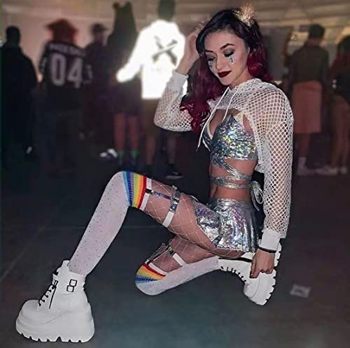 Image of Ulalaza Women Mary Jane Dress Pumps Lolita Shoes Cute Platform Gothic Double Ankle Strap Round Toe Chunky Heel Uniform Pumps Shoes Perfect for School Party Business Work Dance Date Night Club