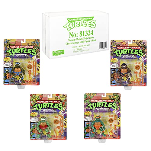 Teenage Mutant Ninja Turtles: Classic 4" Turtles 4-Pack Figure Bundle by Playmates Toys