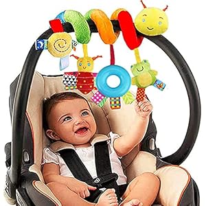 Spiraal hangend speelgoed voor baby’s Wrap-Rond kinderwagen kinderwagen kinderwagen autostoel/wieg sensorisch vroeg…
