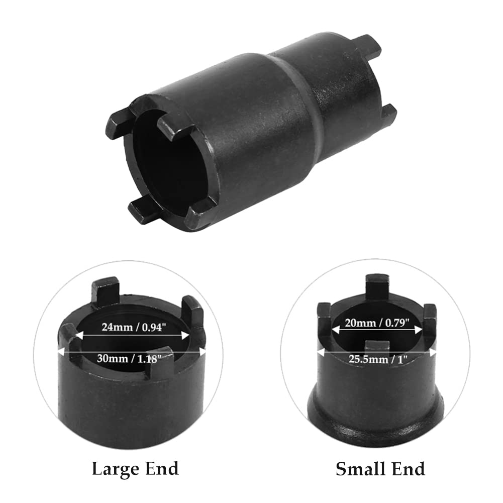 20mm 24mm Frizione Controdado Attrezzo Chiave Frizione Dado di Bloccaggio Motore Controdado Attrezzo Chiave a Bussola Strumento per Moto Crf 600rr 450r 250l