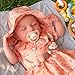 BABESIDE Lifelike Reborn Baby Dolls - 20-Inch Soft Full Vinyl Body Realistic-Newborn Sleeping Baby Girl Doll with Toy Accessories Gift Set for Kids & Collection