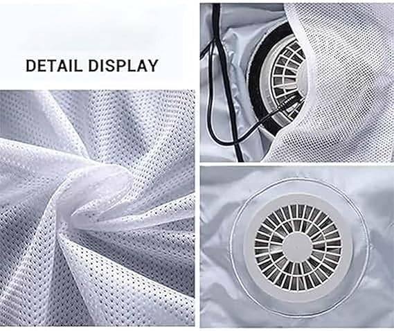 Noraui Storm Fan Jacket, 360 Cooling Vest for Men With Two Fans, 3 Speed Adjustment for Hot Weather Work4