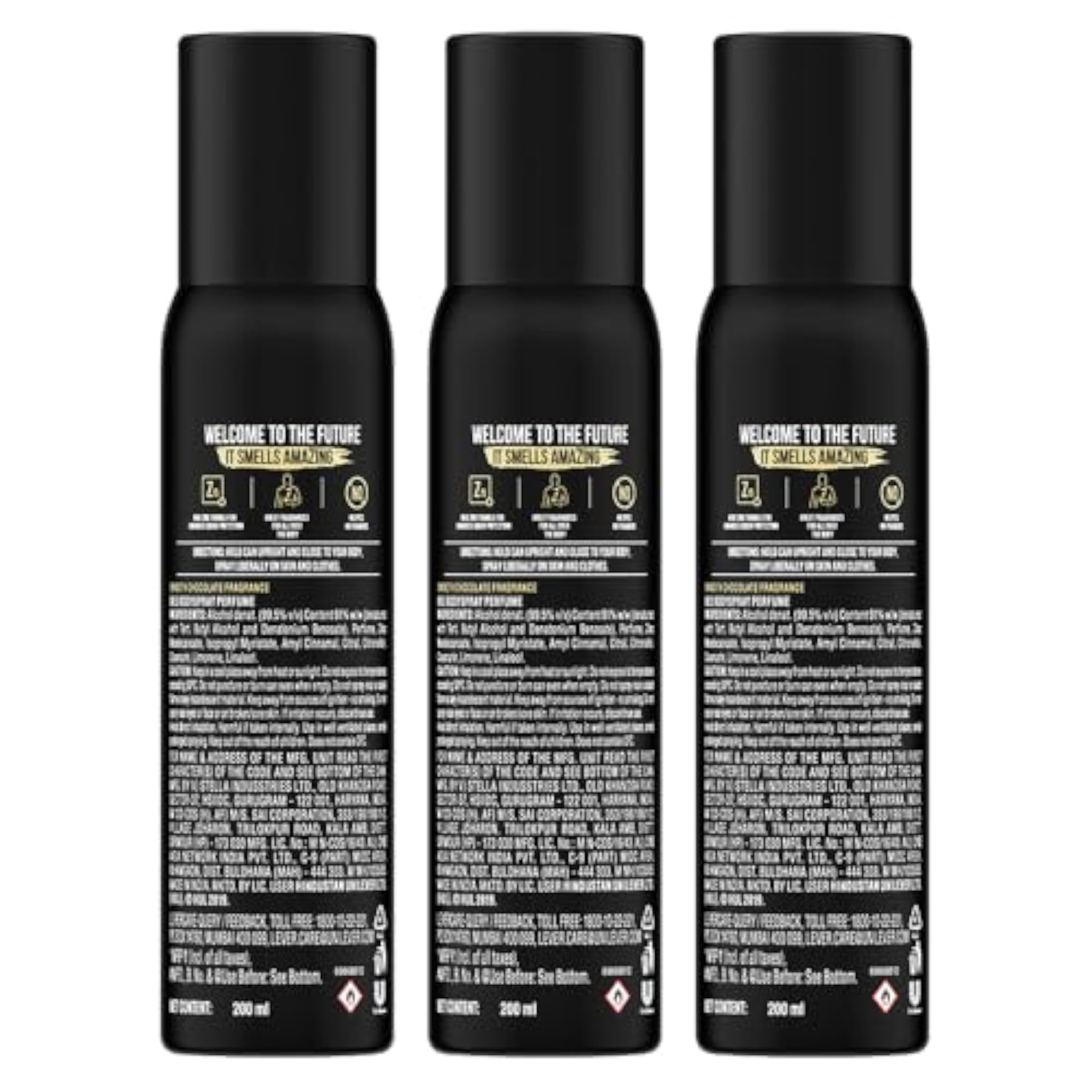 Signature Dark Temptation Deodorant Pack of 3 for Men