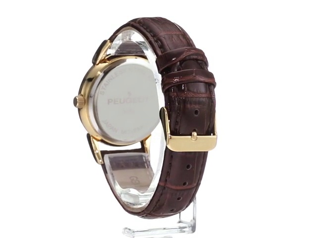 Cinturino Orologio Donna In Coccodrillo Marrone 14mm - Conico Medio - Vintage Europeo - Foto 3
