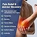 ​Comforband Adjustable Elbow Brace – Targeted Support for Tennis Elbow, Golfer's Elbow, Tendonitis, Arthritis, Bursitis, Sprains, and Strains – One-Size-Fits-Most Compression Sleeve for Pain Relief and Injury Recovery
