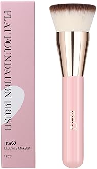 MSQ Foundation Brush Kabuki Make Up Brush Flat Top For Blending Liquid, Cream...