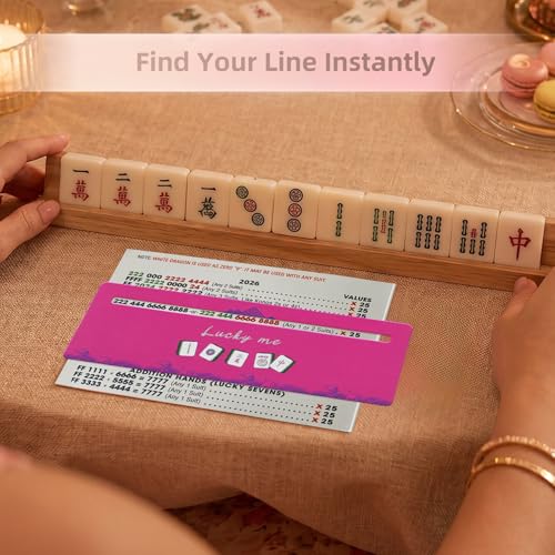 Mahjong Line Reader Set de 4 con sobre elegante miniatura 4