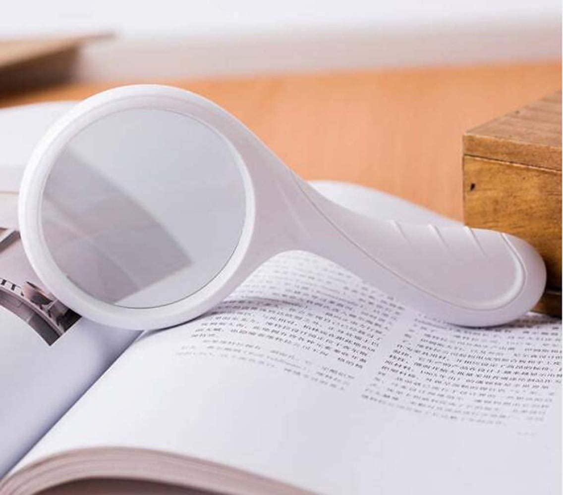Magnifyiglasses Lenti di ingrandimento Lente di ingrandimento 5X Magnifyiglass Lente di ingrandimento Portatile ad Alta chiarezza e Leggera Senza distorsioni PE