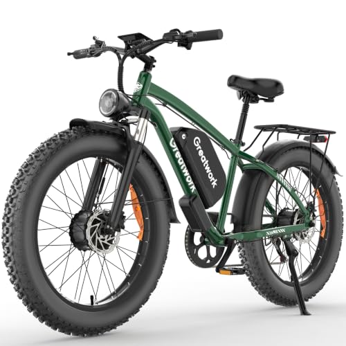 GREATWORK Peak 5000W Dual Motor Electric Bike for Adults, 45MPH Top Speed