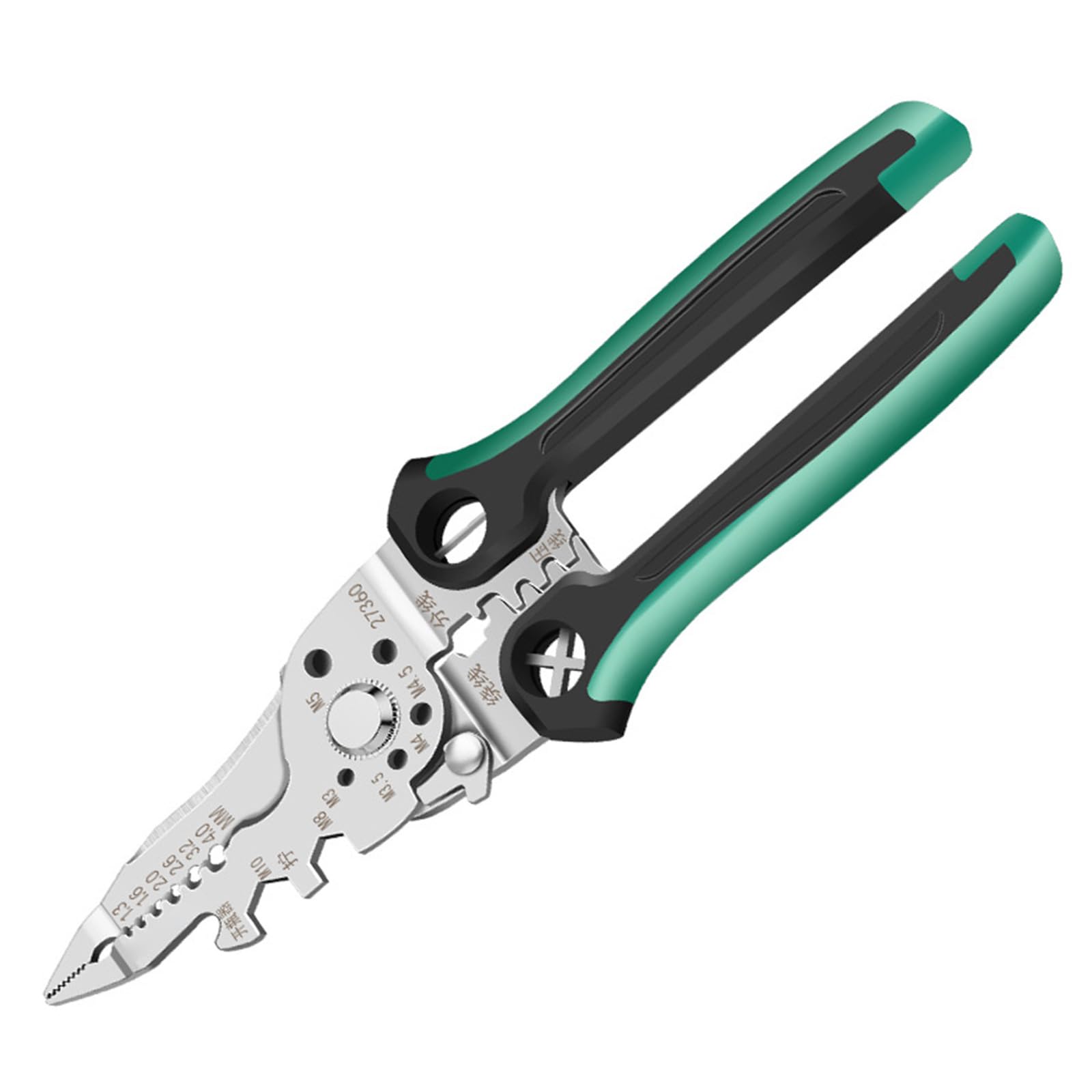 Apglsxy Multipurpose Electrical Pliers Wire Stripper For Stripping Cutting Crimping Wire With And Soft Grip Handle Integrated Tool