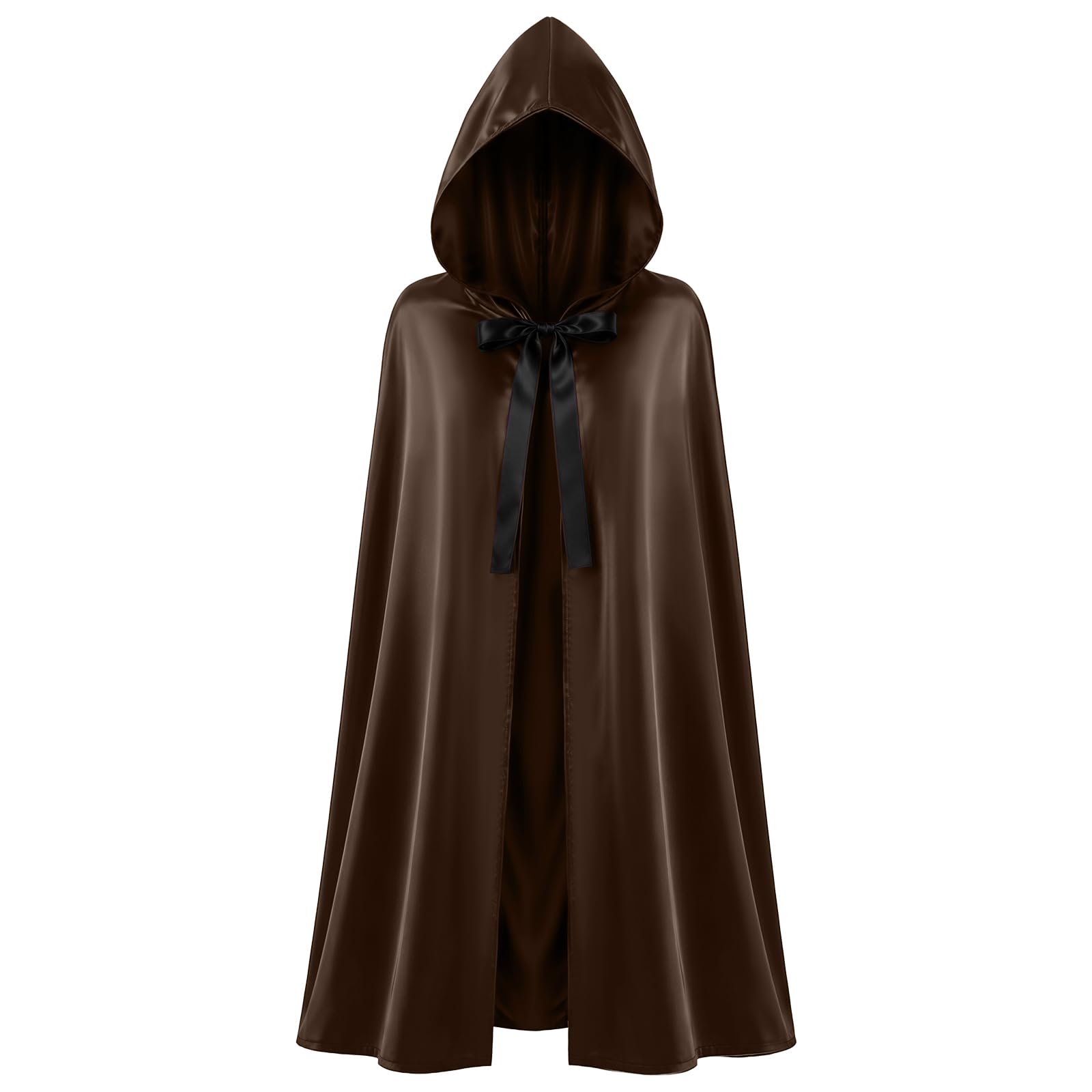 AUYAO Adults Medieval Costume Hooded Cape Renaissance Unisex for Halloween