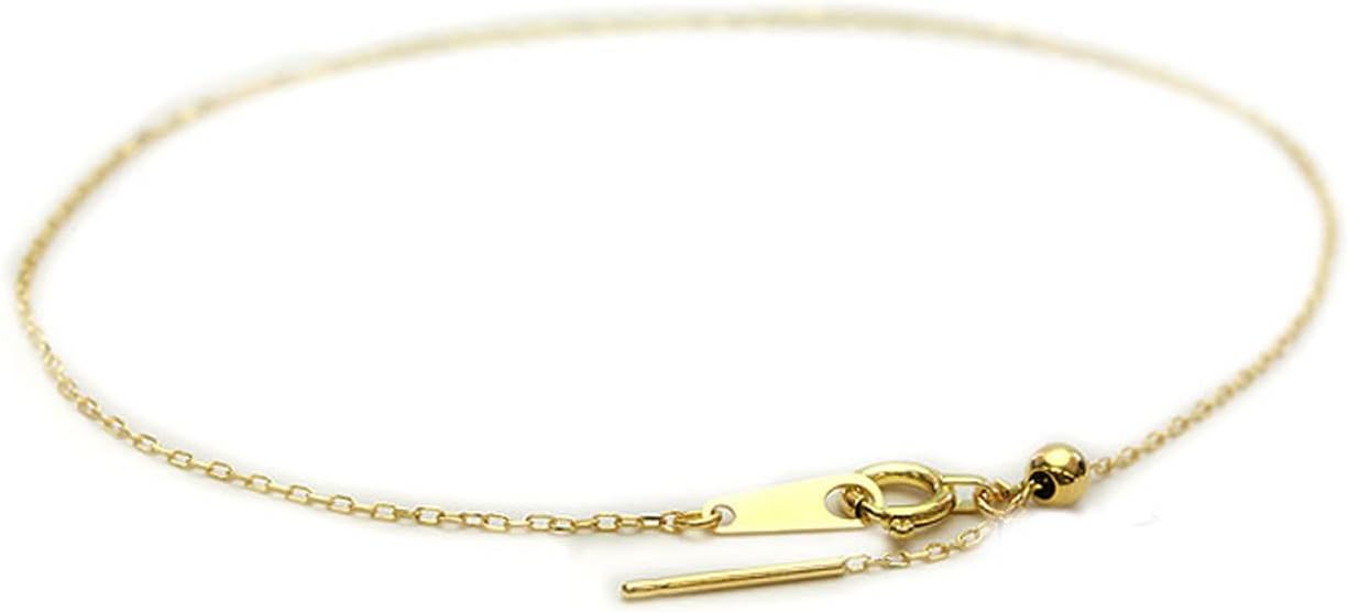 K18ゴールドカーブデザインブレスレット，スライドチェーン 981e050550-1713159067