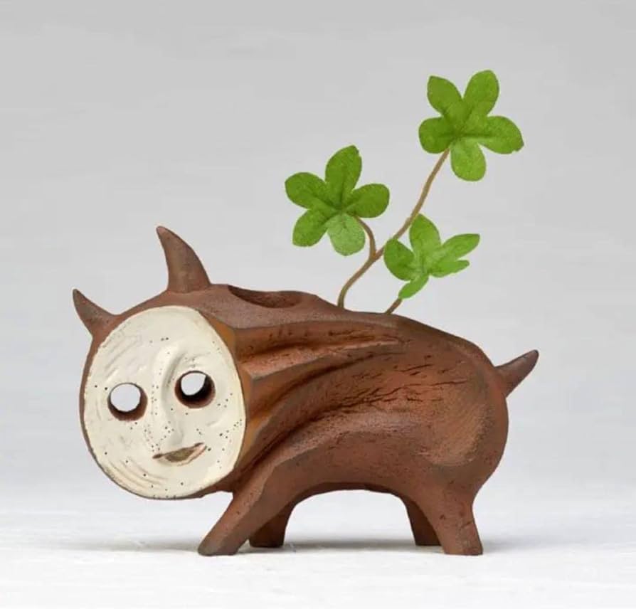 海洋堂　岡本太郎　『犬の植木鉢 』フィギュア ポリストーン製　稀少なお品物☘️ ポリストーン製塗装済完成品 犬の植木鉢｜岡本太郎｜海洋堂