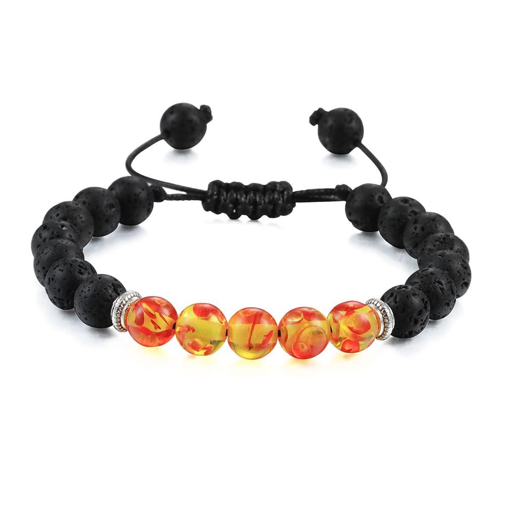 Lava Perlen Armband Onyx Tiger Augenstein Kronhelm Charm Armbänder für Männer Frauen Freund Armband Armband