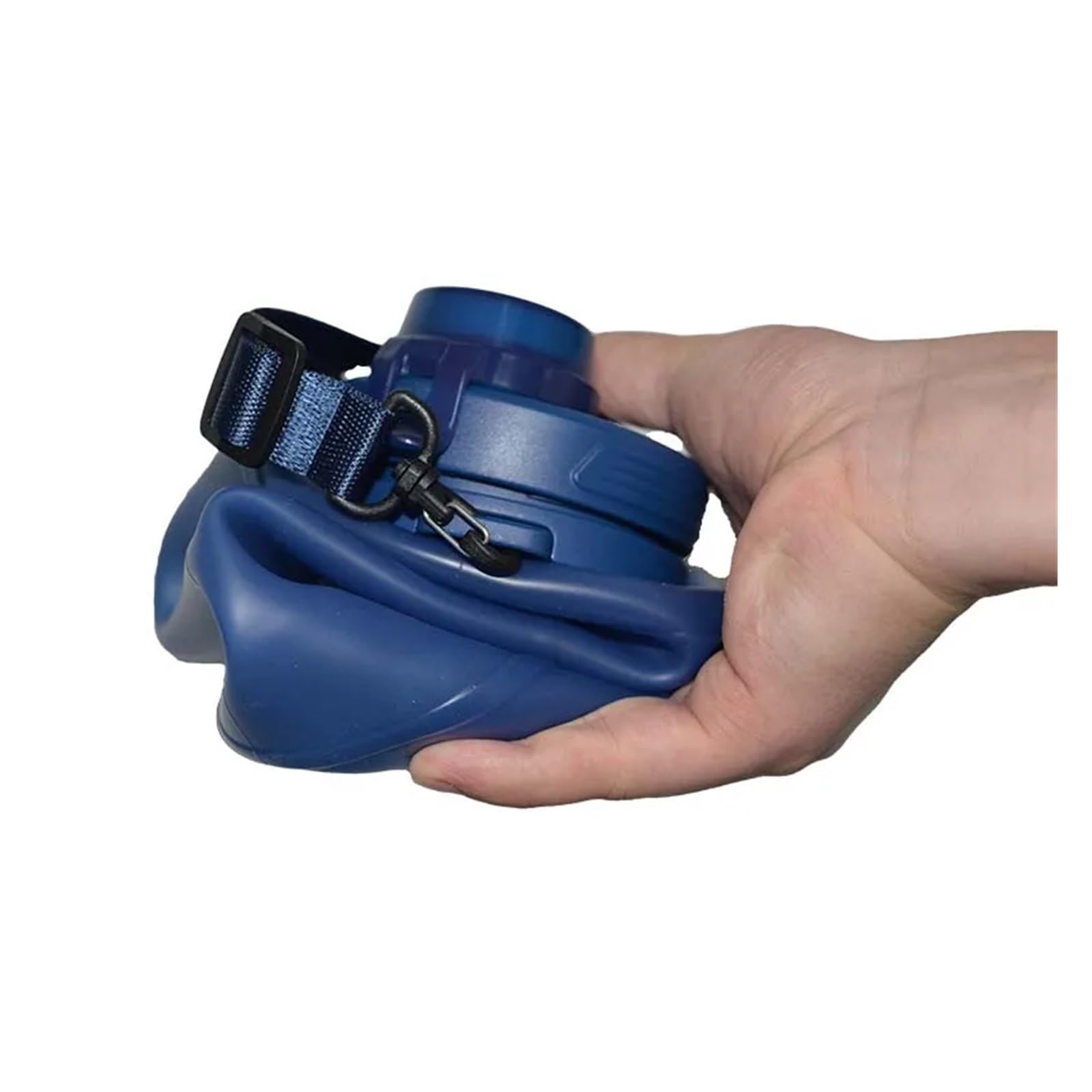 Taza de agua plegable for deportes al aire libre de 2,0 l, taza de silicona plegable portátil, taza de viaje for deportes al aire libre, senderismo, botella de agua con pajita Taza Colapsable Para Sen