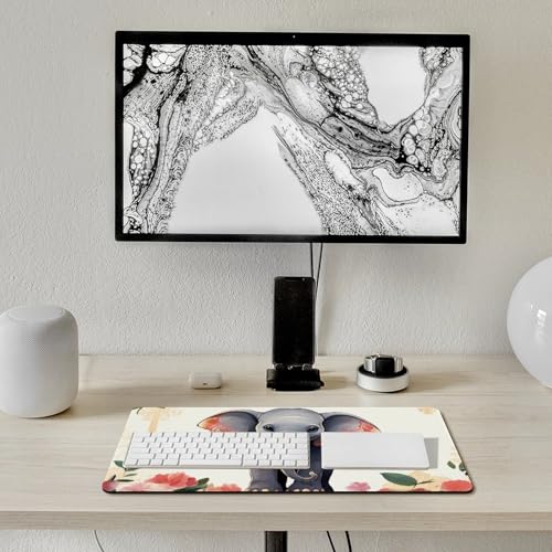 Mouse Pad grande Lucky Elephant con base antideslizante miniatura 7