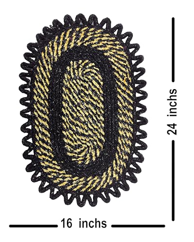 Image of Cotton Doormat for Kitchen |Handmade Cotton Doormat | Quick Dry, Washable Door Mat for Home, Bathroom & Bedroom (Pack of 2) (Red-2)