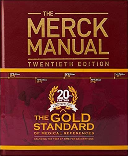 [0911910425] [9780911910421] The Merck Manual of Diagnosis and Therapy 20th Edition - Hardcover