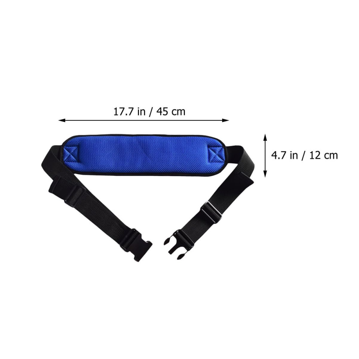 BCOATH Elderly Patients Fall Protection Accessories Grid Pattern Anti-Slip Quick-Release Comfortable Waist Abdomen Protection