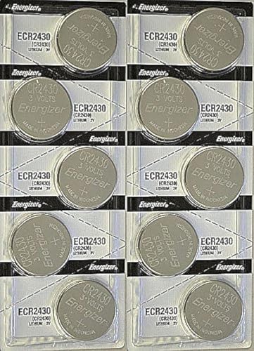 Image of 1 X 10x Energizer CR2430 (ECR2430BP) Lithium Coin 3v Button Cell battery