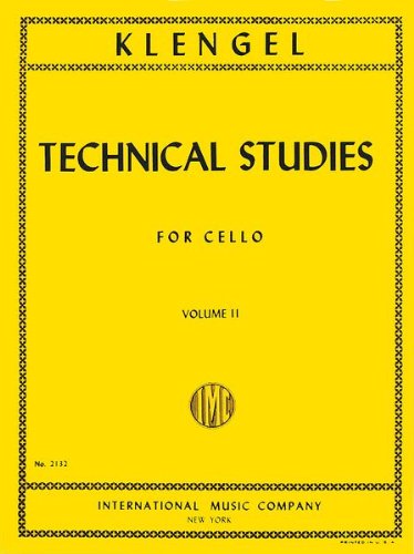 International Music Co Technical Studies for Cello Volume II by Julius Klengel