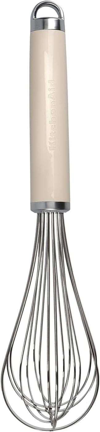Whisk, 24 x 33 x 115 mm, Stainless Steel - Almond Cream