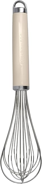 KitchenAid Whisk,Durable and Easy to Clean Kitchen Whisk, Almond Cream