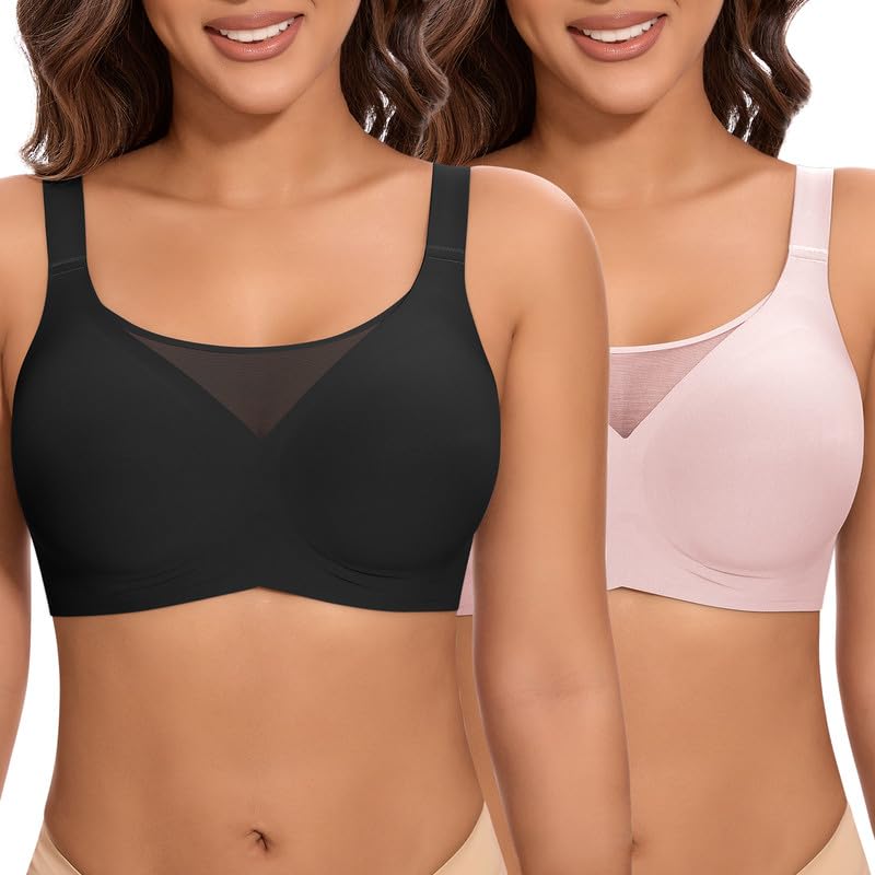 Soutien-Gorge Doux en Maille Premium sans Armatures pour Femme Élégante