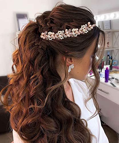 Foglia D'Oro Per Capelli Con Cristalli – Accessorio Sposa Vintage – Vite Floreale Con Strass Per Matrimonio, Festa Degli Anni '20, Ballo Di Fine Anno - 2