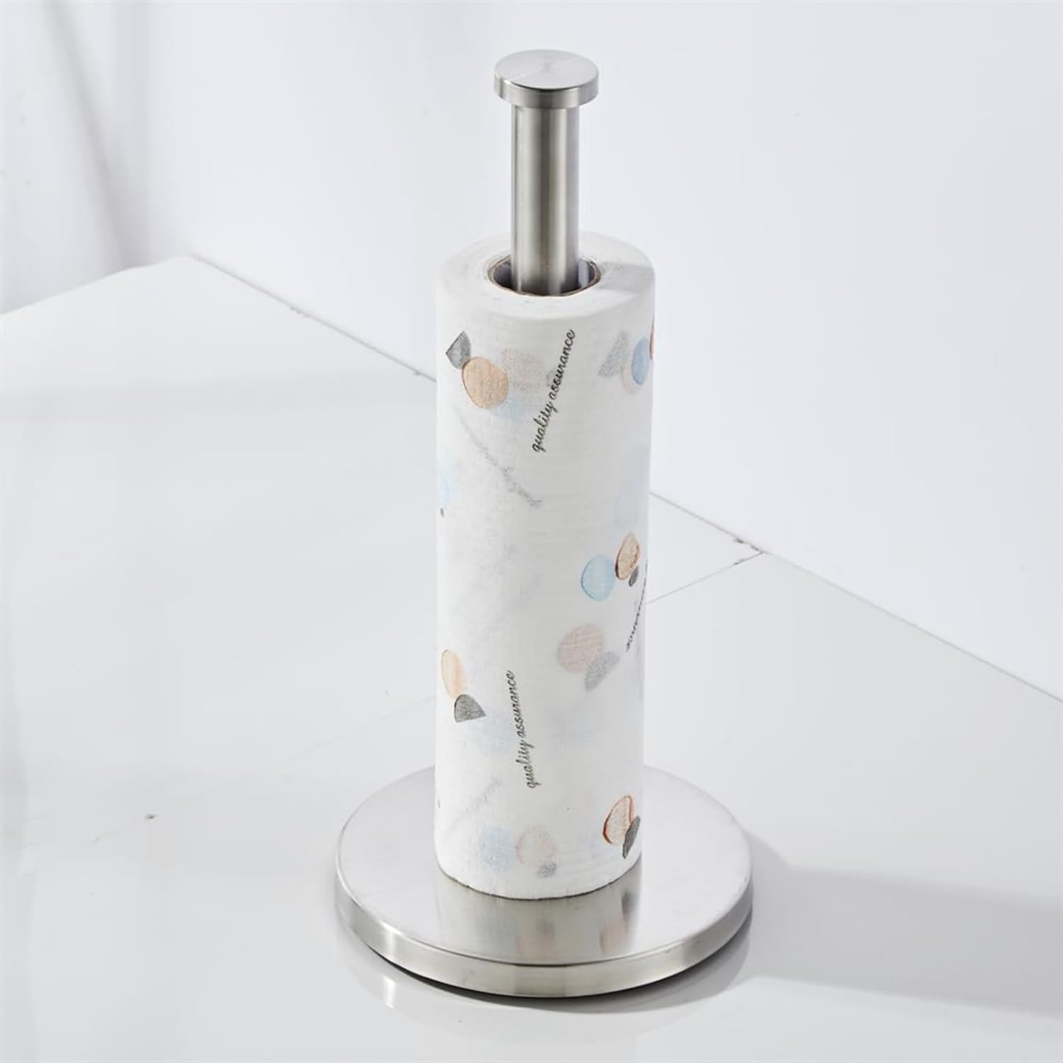 Kitchen Roll Holder Pole | Heavy Duty Kitchen Towel Stand, Worktop ...