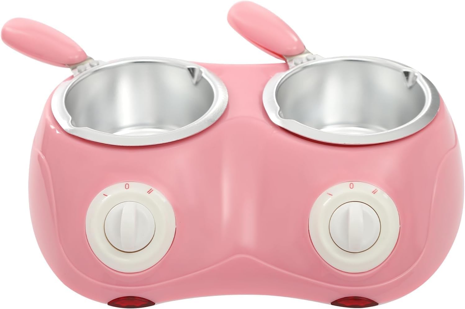 Electric Chocolate Melting Pot Set - Dual Gear Fondue Maker with Molds & Forks for Milk Chocolate, Cheese & Candy - Perfect for Parties & Sweet Treats