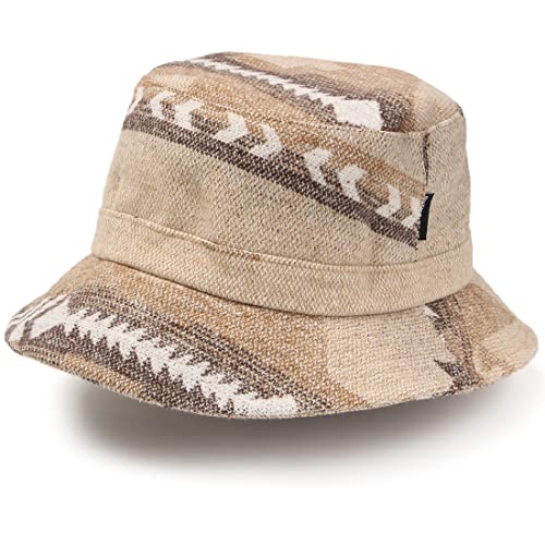 Ruth&Boaz Unisex Outdoor Wollmischung Eimerhut ethnisches Inka-Muster, N-Beige-B, M/L Cover