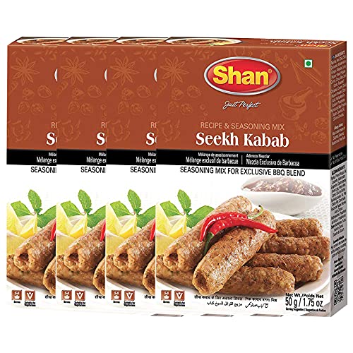 Shan Seekh Kabab Masala, 1.76 oz ℮ 50 g, 4 Pack (B08HVRW9HX) Amazon Price History, Amazon Price Tracker